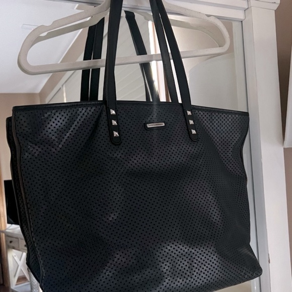 Rebecca Minkoff lined Tote Handbag -Navy